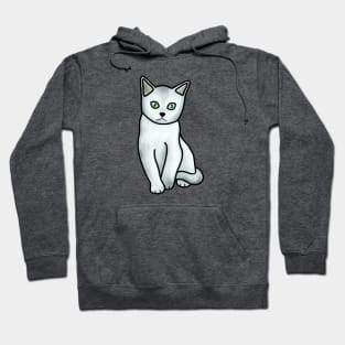 White Cat Hoodie